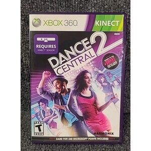 Xbox 360 Dance Central 2 Microsoft KINECT CIB w/ Manual 2011 Tested Works